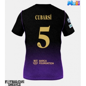 Barcelona Pau Cubarsi #5 Venkovní Dres 2026-27 Krátký Rukáv